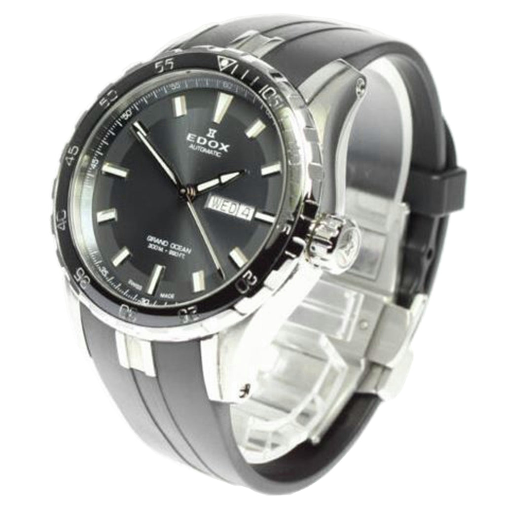 Edox Grand Ocean Black Dial Automatic Men's Watch