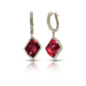 Sterling Silver Earrings with crystals from Swarovski®
