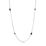 Sterling Silver Necklace with Crystals from Swarovski®
