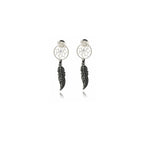 Sterling Silver Dream Catcher Stud Earrings