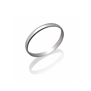 Stainless Steel 8mm Silver Tone Bangle