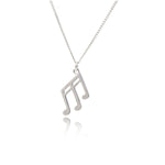 Sterling Silver Triple Note Pendant by PIA Notes