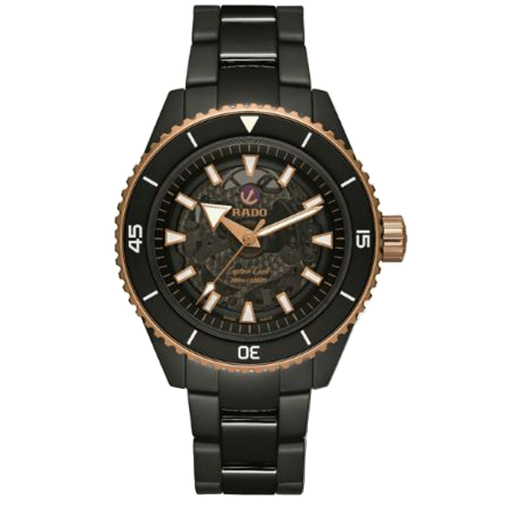 RADO Captain Cook 43mm Black Ceramic High Tech Watch