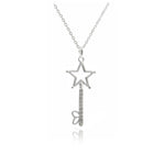 Sterling Silver Star Key Pendant & Chain