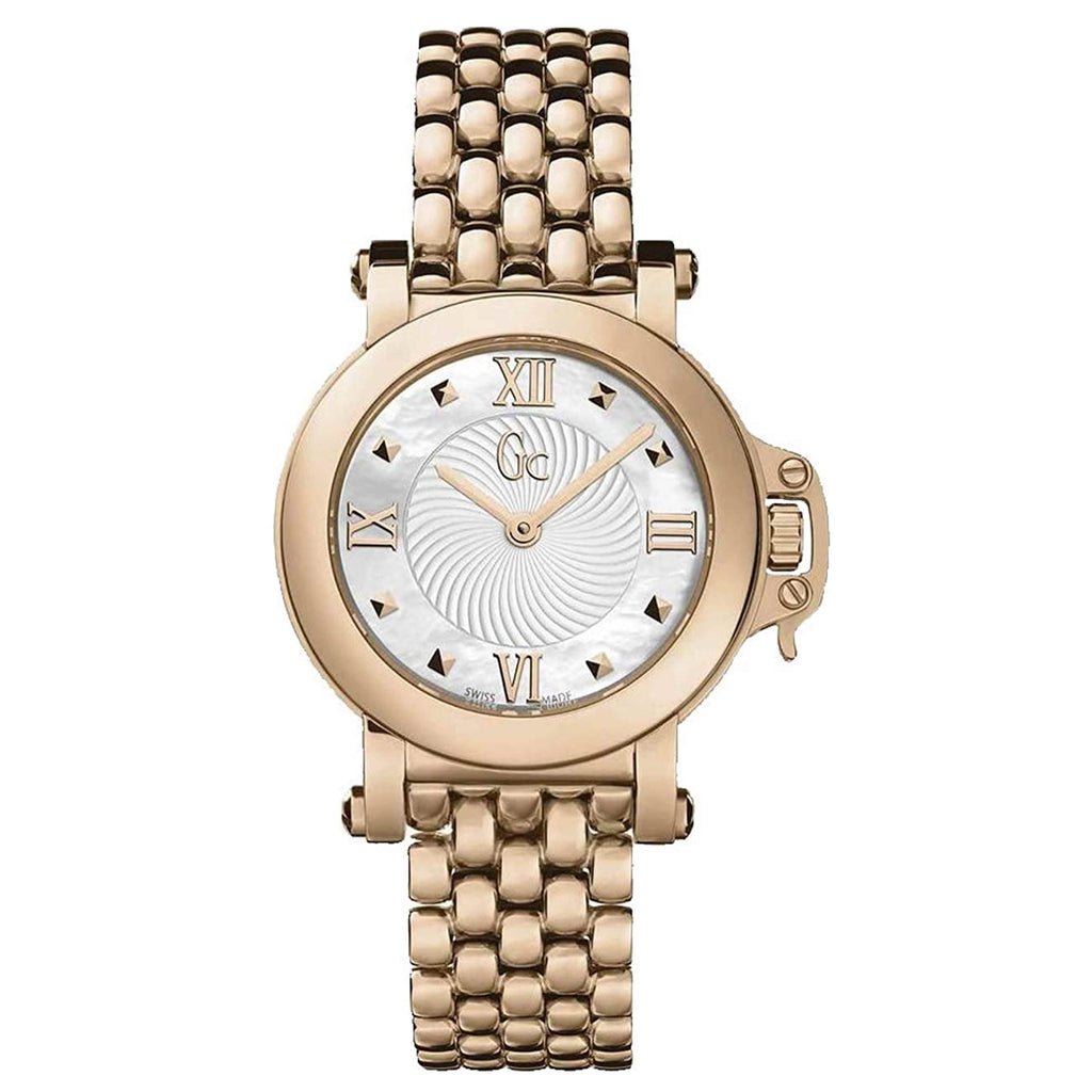 Gc Guess Rose Gold Ladies Watch