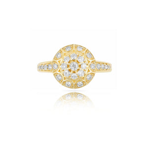 14ct Gold Ring .44 carat of Diamonds