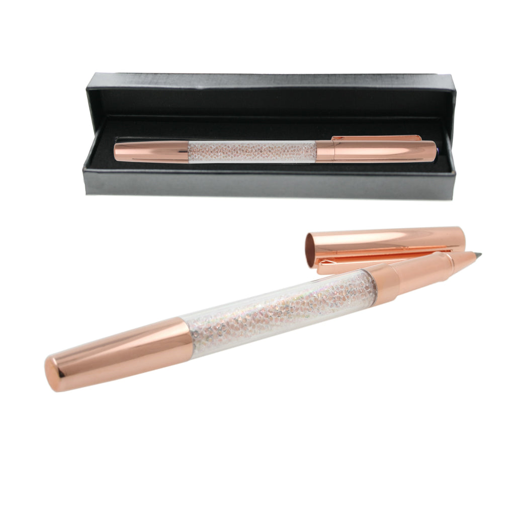 Crystal Pen, Ball Point Rose Gold Toned